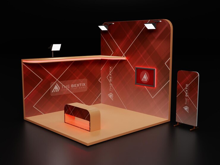 Stand de exposición, maqueta de stand