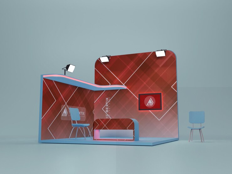 Stand de exposición, maqueta de stand