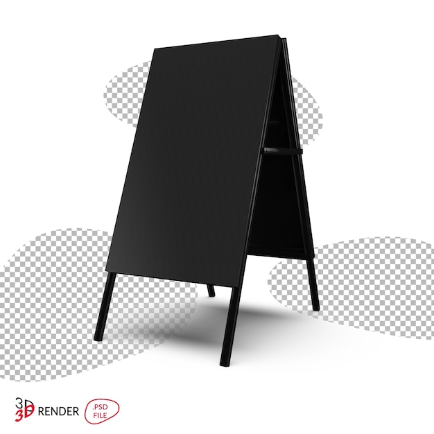 Stand firmar render 3d aislado