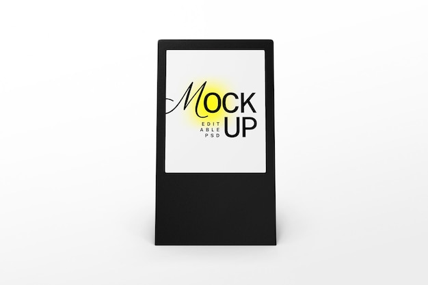 Stand pubblicità banner mockup modello psd design
