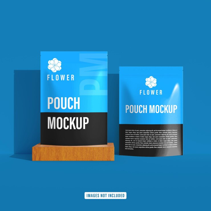 Stand up marsupio mockup psd