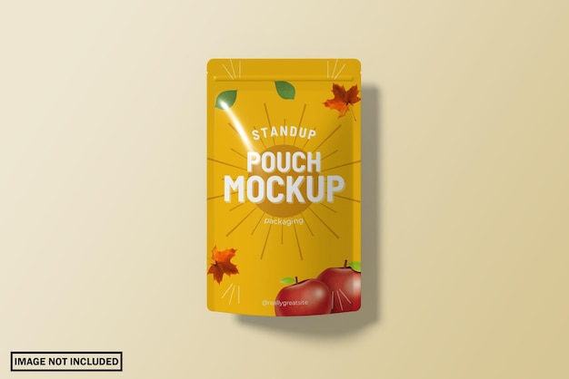 PSD stand up pouch mockup