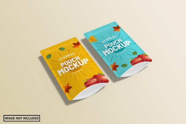 PSD stand up pouch mockup