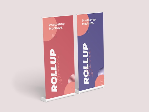 Standee Rollup Banners Mockup