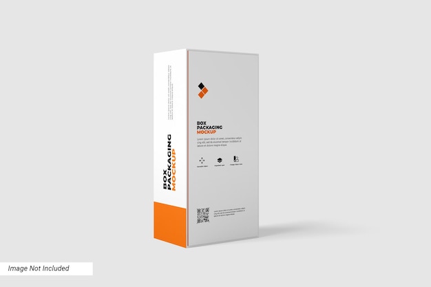 Standing Box Mockup Vorderansicht