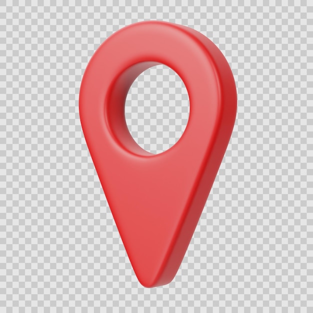 Standort 3D-Symbol