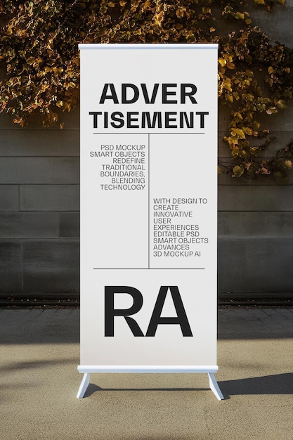 Standout RollUp Banner Mockup für perfekte Veranstaltungs-Displays