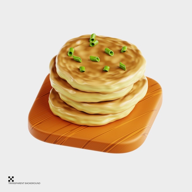 Stapel irischer Kartoffelpannkuchen mit Schnitzel