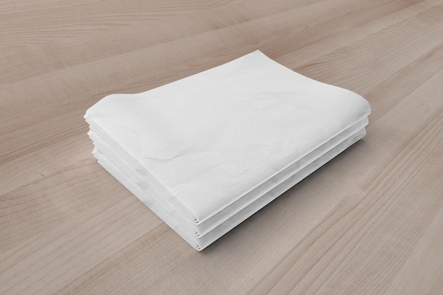Stapel leerer Papiere
