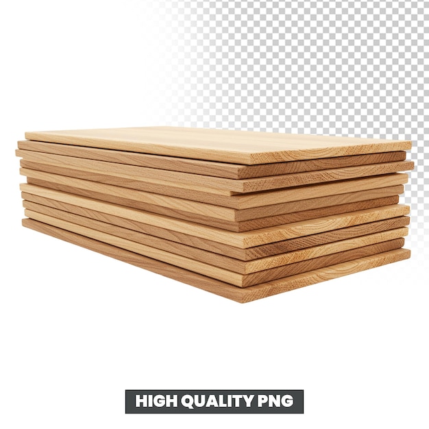Stapel von Holzplatten für Bauarbeiten und Tischlerarbeit