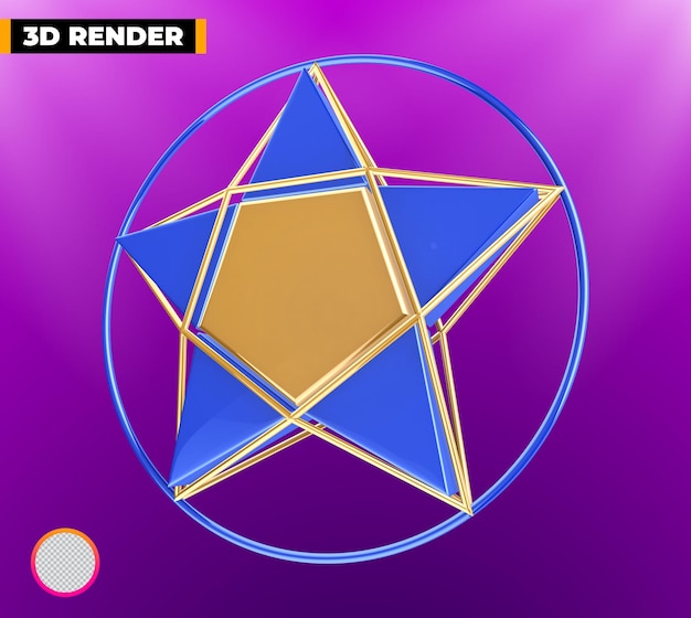 Star For Khmer New Year 3d rendering