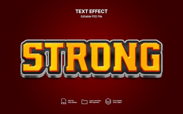Starker Texteffekt