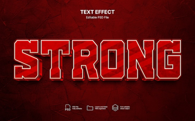 Starker Texteffekt