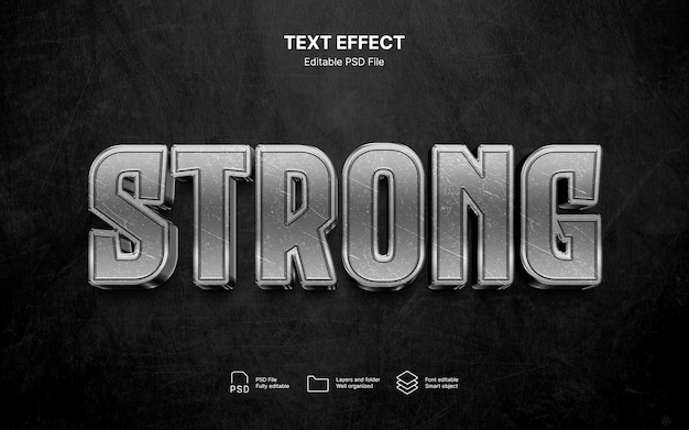 Starker Texteffekt