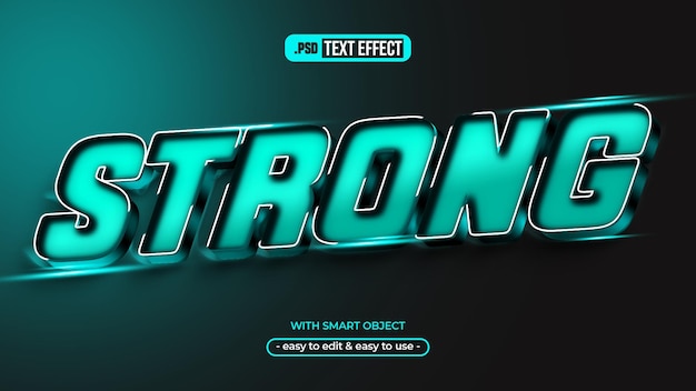 Starker Textstil-Effekt