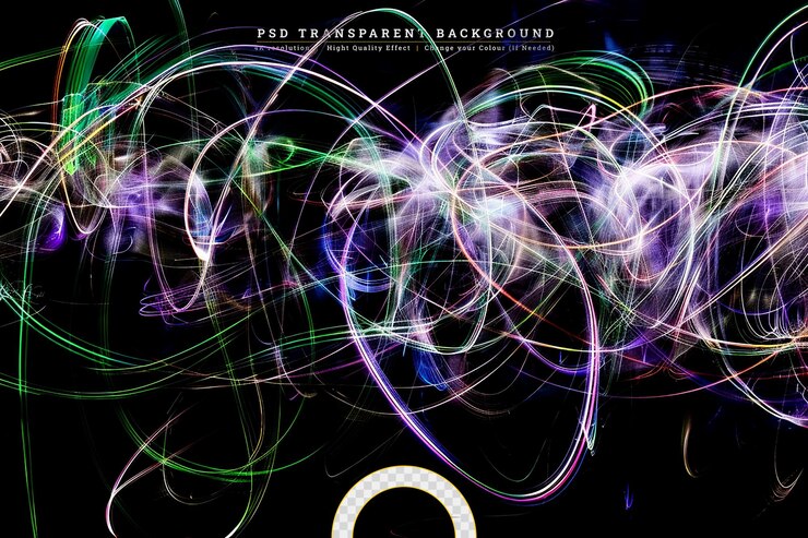 PSD starry outer space background texture on transparent background