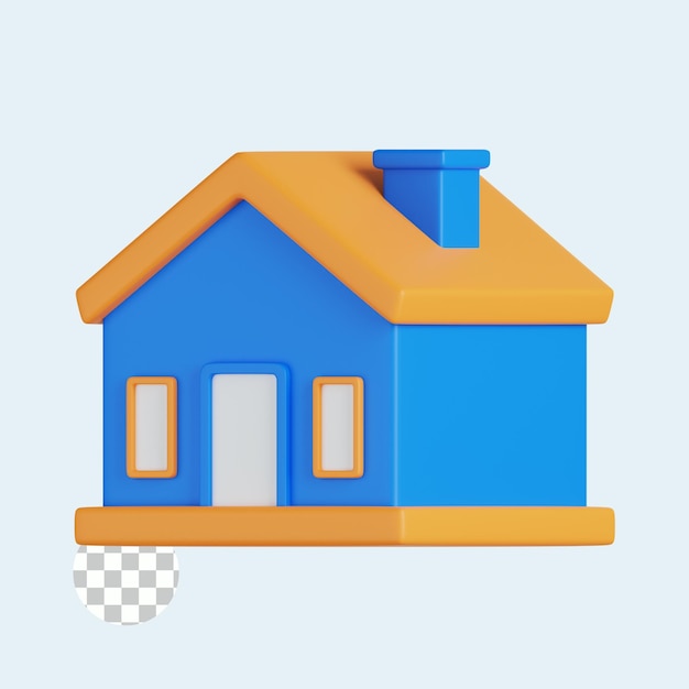 Startseite 3D-Symbol