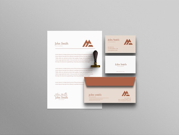 Stationery Set Mockup