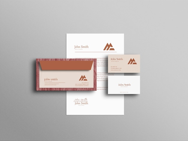 Stationery Set Mockup