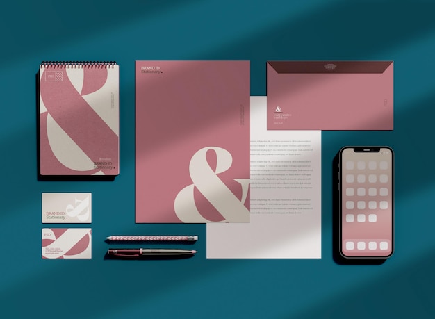 Stationery Set Mockup