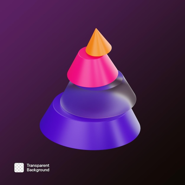 Statistics Line Graphs Chart Histogram 3D Icon PNG Template