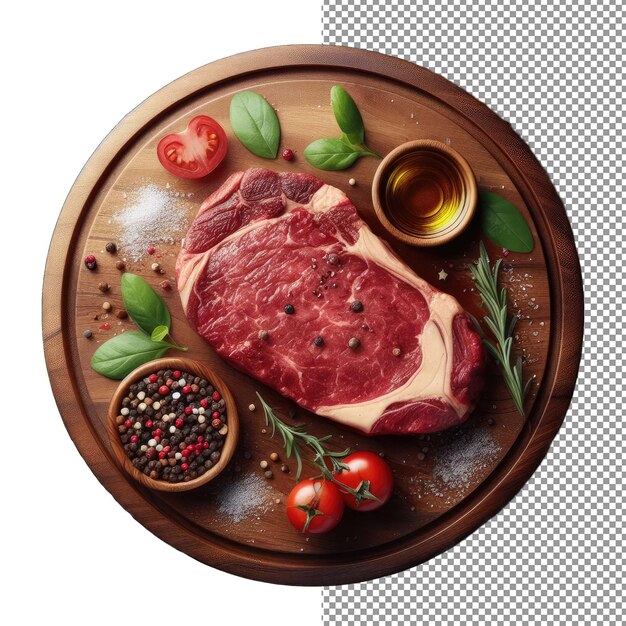 Steak de carne grelhada suculenta com bordas carbonizadas png