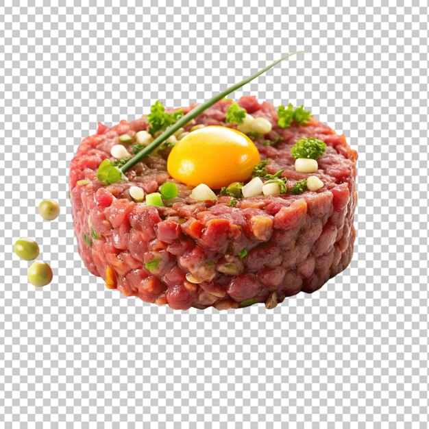 PSD steak tartare durchsichtiger hintergrund