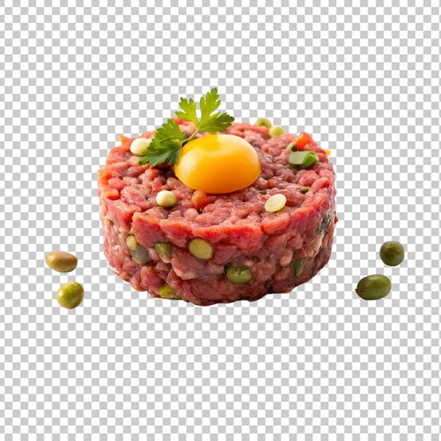 PSD steak tartare durchsichtiger hintergrund