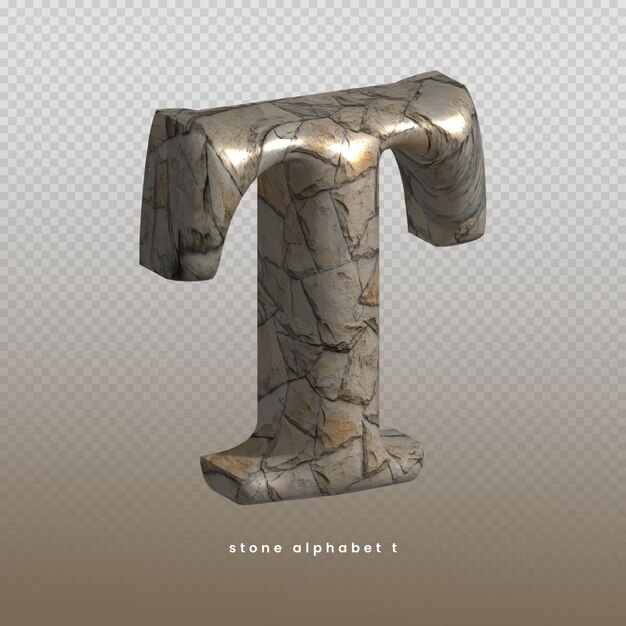 Steintext 3D-Buchstabe