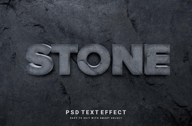 PSD steintext-effekt