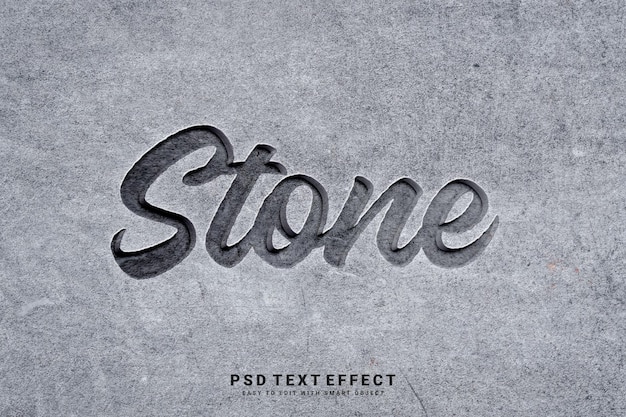 PSD steintext-effekt