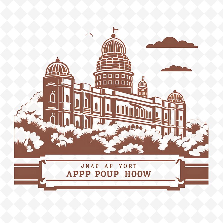 PSD stempel png stempel kota menawan yang mencatat kemegahan global