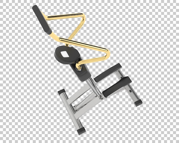 PSD stepper de gym sur fond transparent illustration de rendu 3d