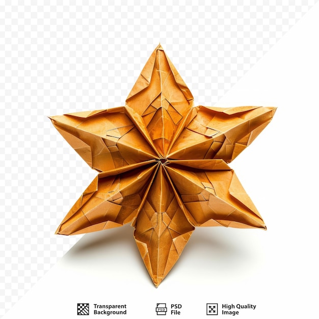 PSD sternförmiges origami