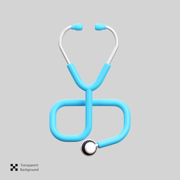 Stethoskop 3D-Symbol