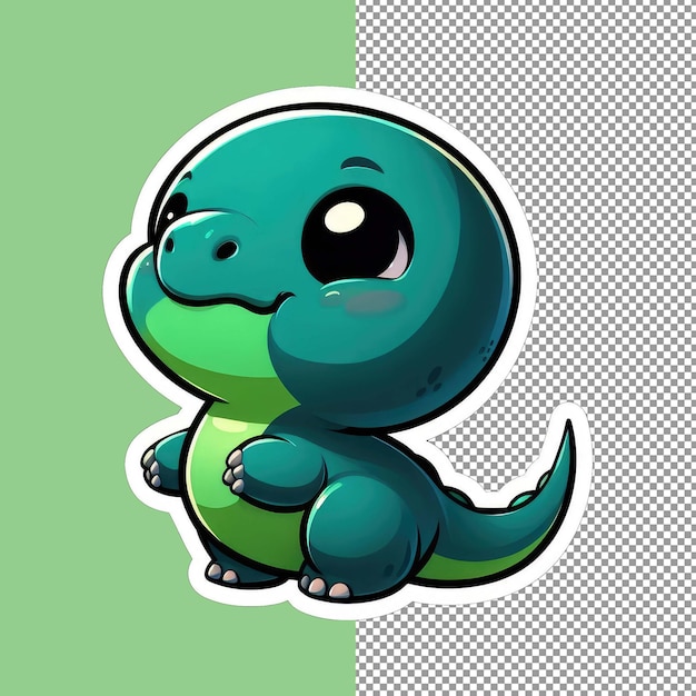 PSD le sticker de dinodelightpng