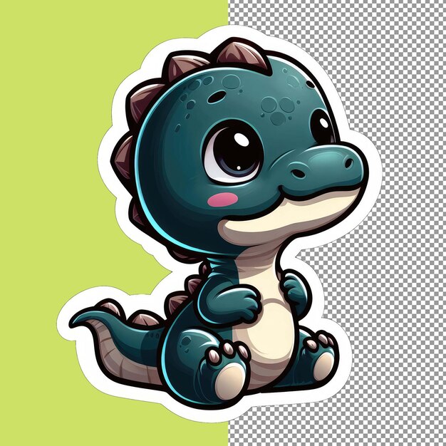 PSD le sticker de dinodelightpng