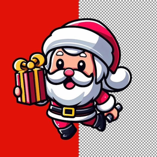 Sticker do pai natal alegre