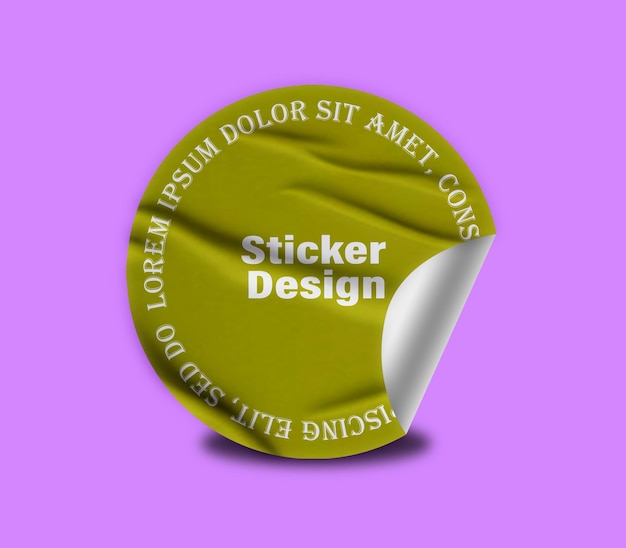 Sticker-Mockup-Design-PSD-Vorlage