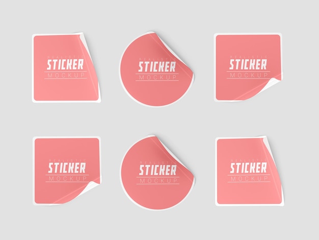 Sticker set modell