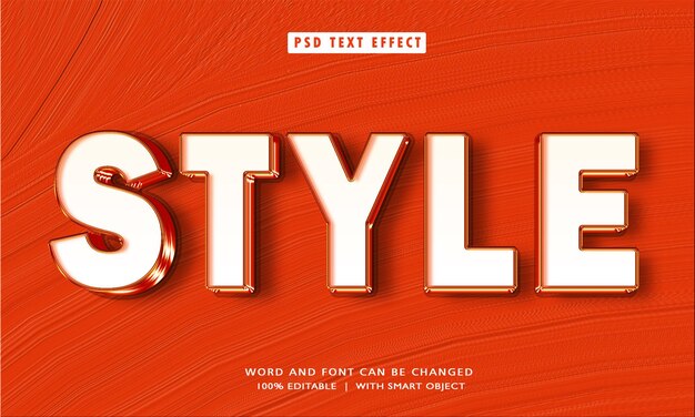 Stil 3D-Text-Stil-Effekt