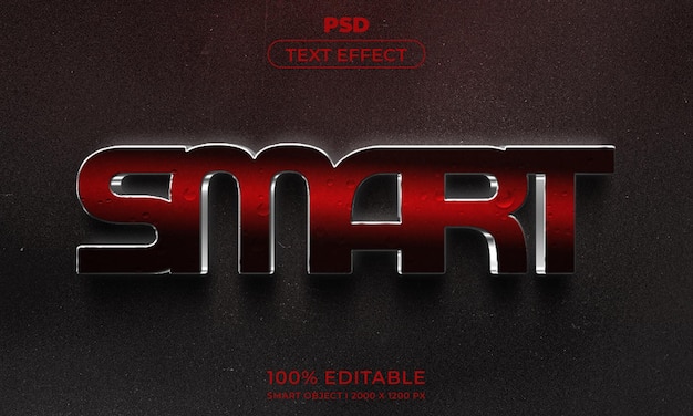 Stile effetto testo modificabile 3D con sfondo