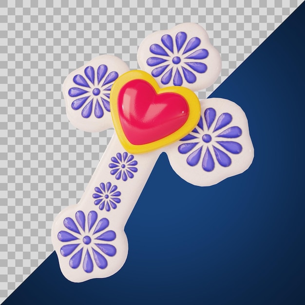Stilisiertes Talavera-Kreuz