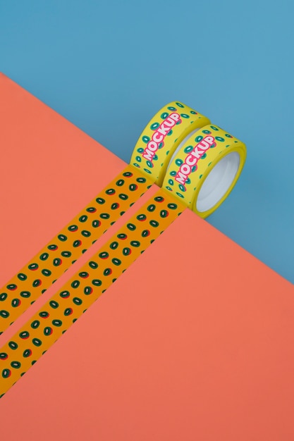 PSD stillleben mit washi-tape-modell