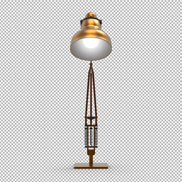 PSD stilvolle 3d tischlampe