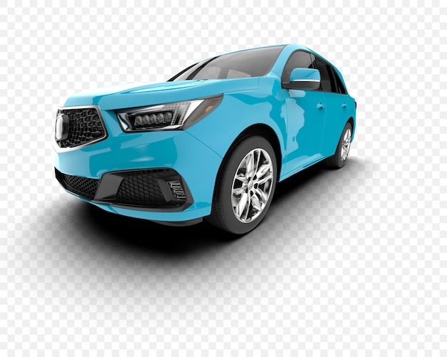 Stilvoller blauer SUV