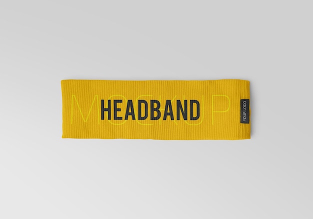 PSD stirnband mockup design isoliert