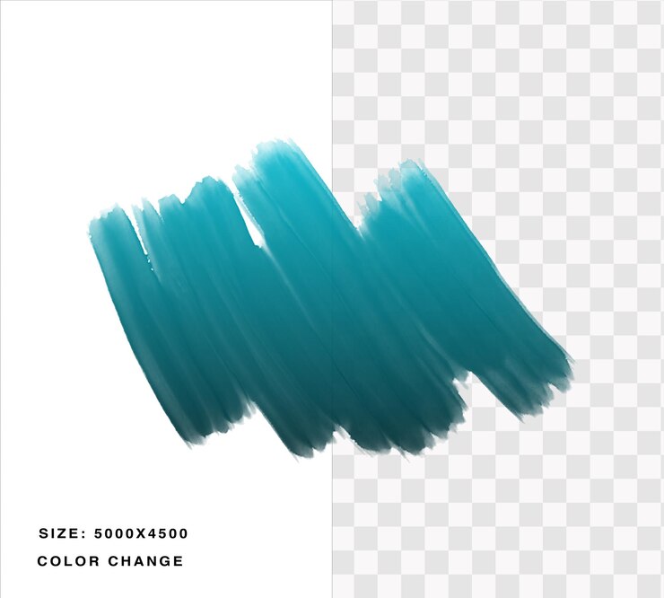 PSD stock de pincel de color de plaga verde sobre fondo transparente