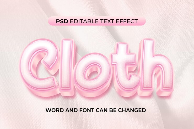 PSD stofftexteffekt 3d psd