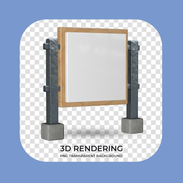 Stojan pro vystavení produktu, 3D renderování, transparentní pozadí
